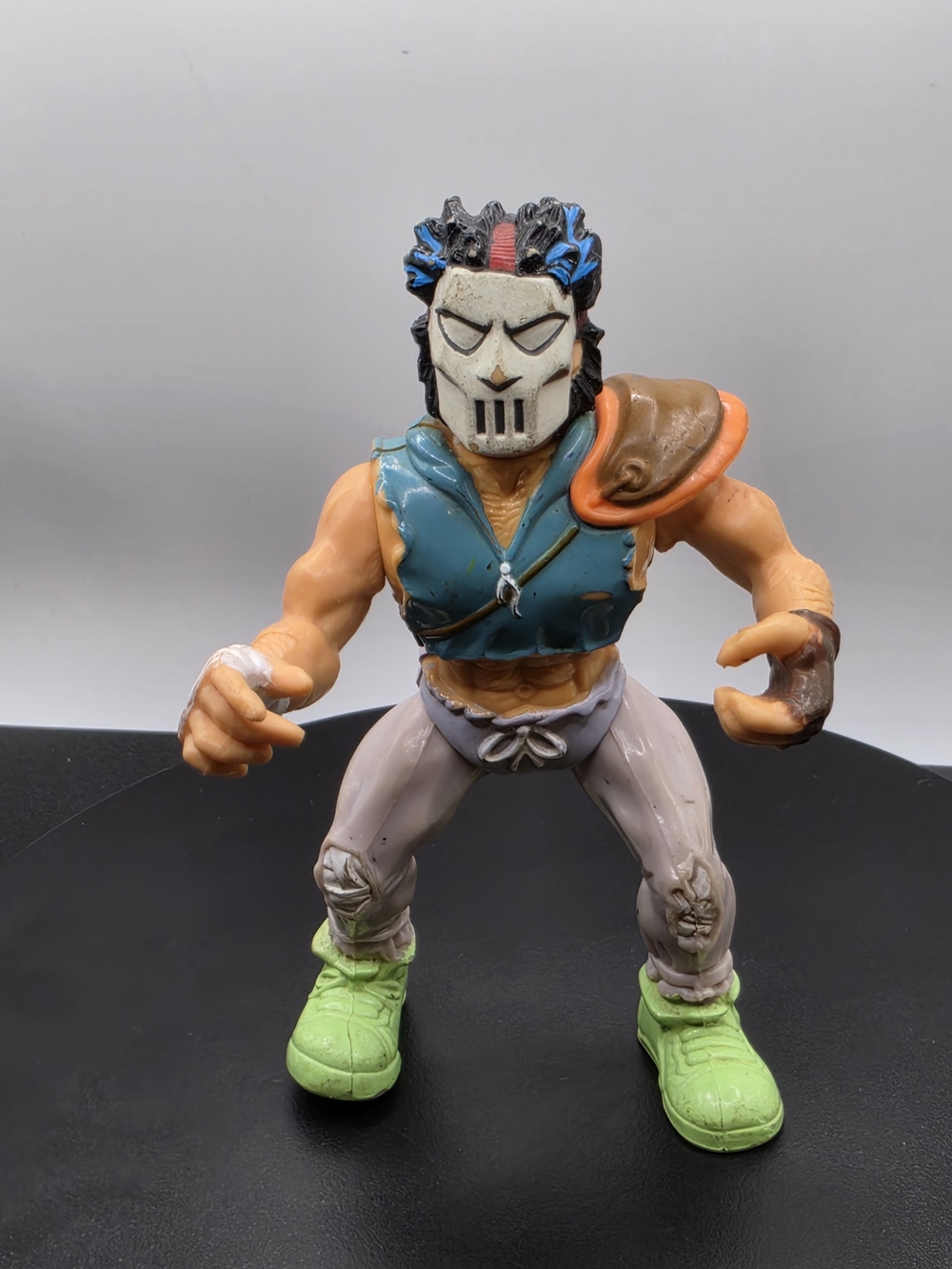 Vintage 1989 TMNT Casey Jones Action Figure - Original Playmates Mirage Studios